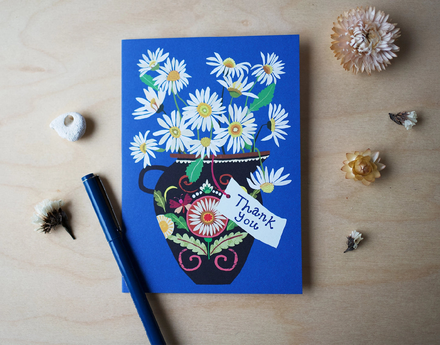 Thank You- Daisies Greeting Card