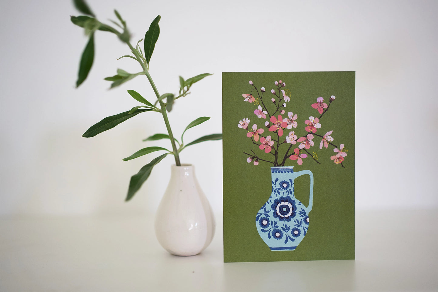 Cherry Blossom Greeting Card