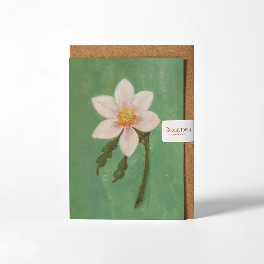 Green Festival of Flowers greetings card