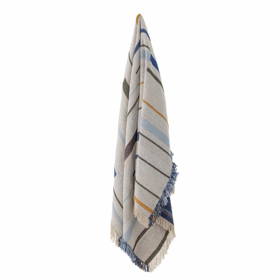 Toscana Throw - Blue Recycled Cotton