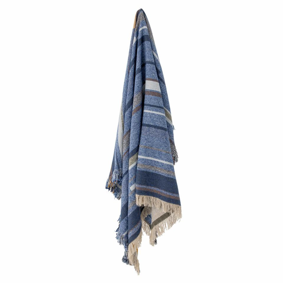Toscana Throw - Blue Recycled Cotton