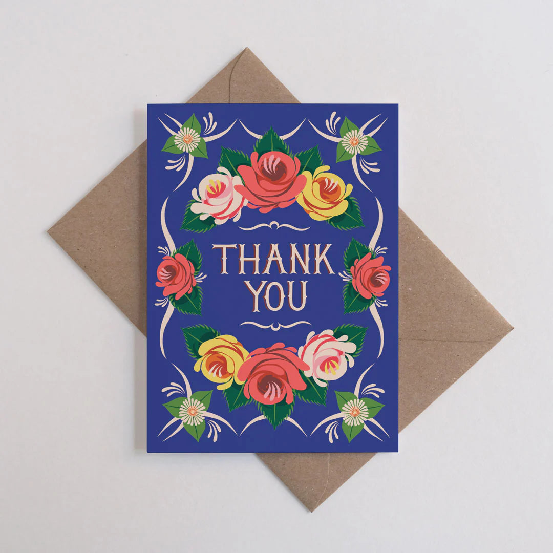 Roses & Castles Thank You Card