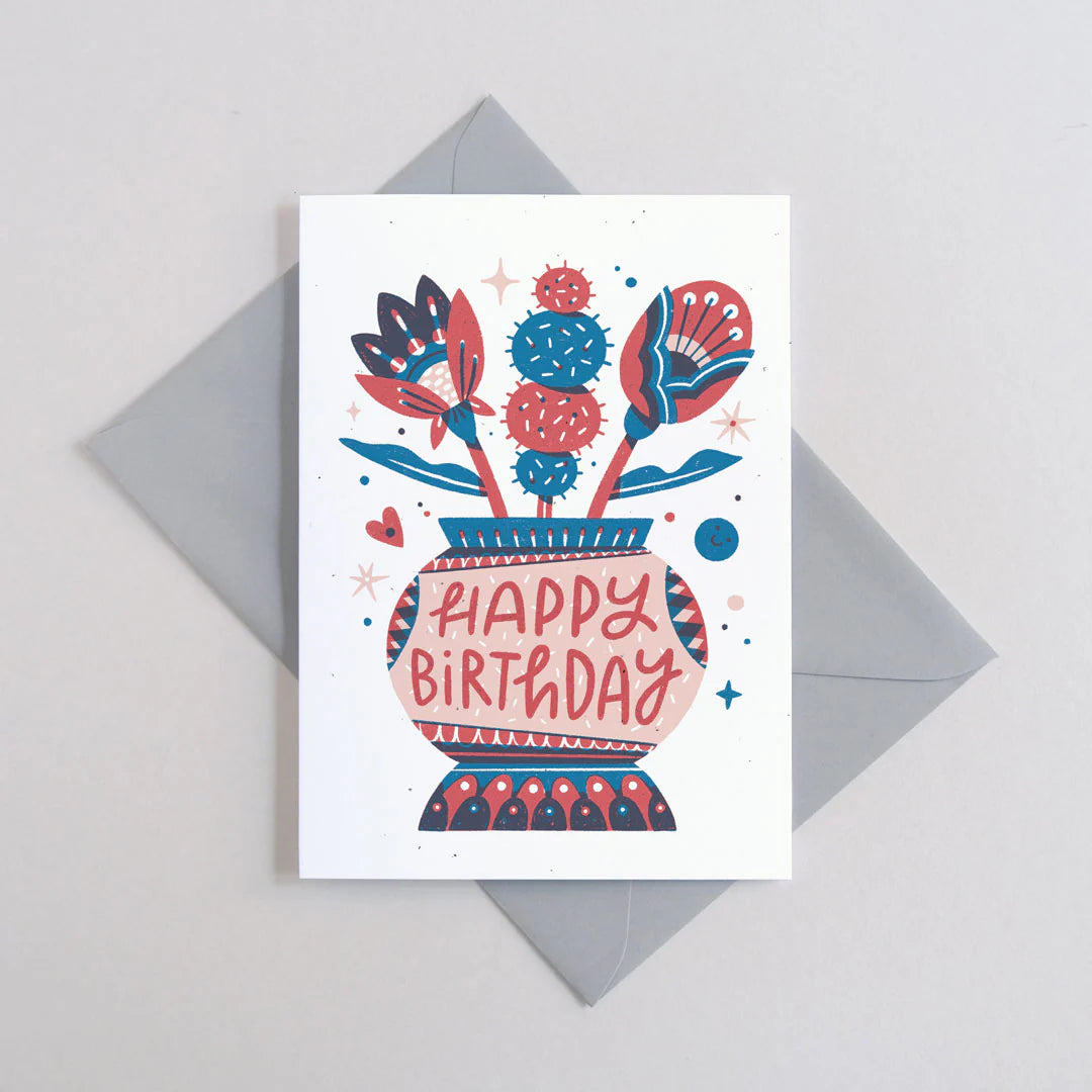 Happy Birthday by Vronik Birthday Card
