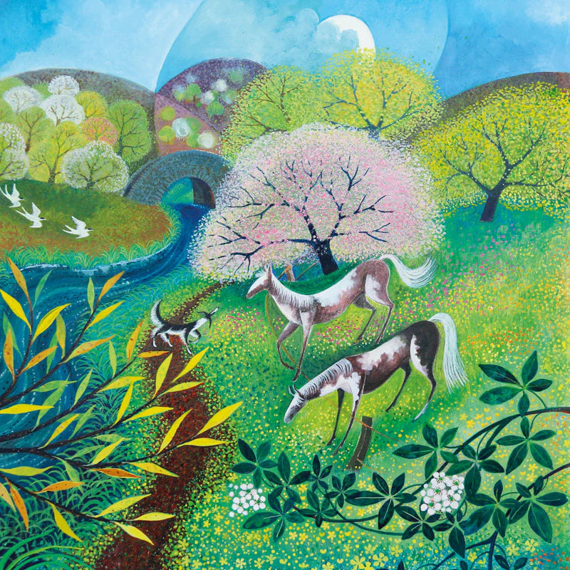 Sunday Walk Greetings Card by Lisa Graa Jensen