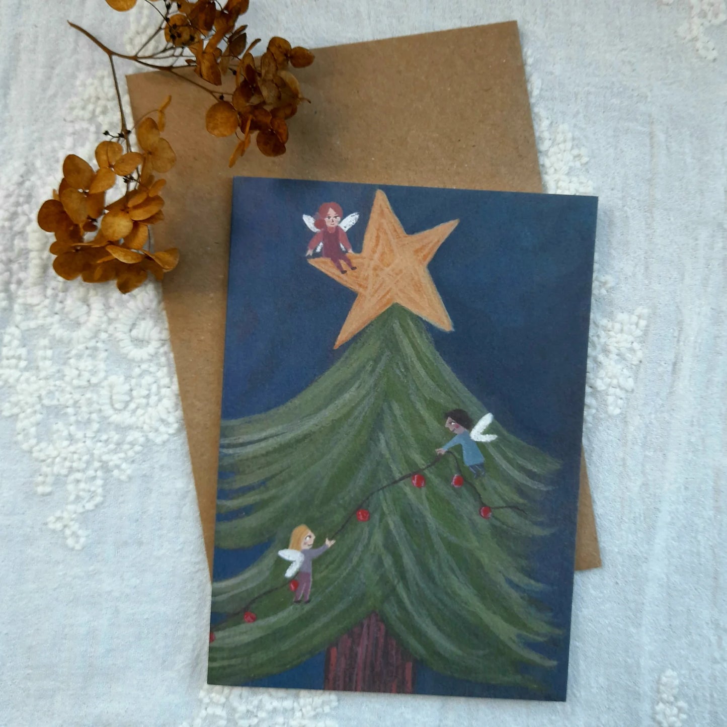 Christmas Fairies Greeting Card