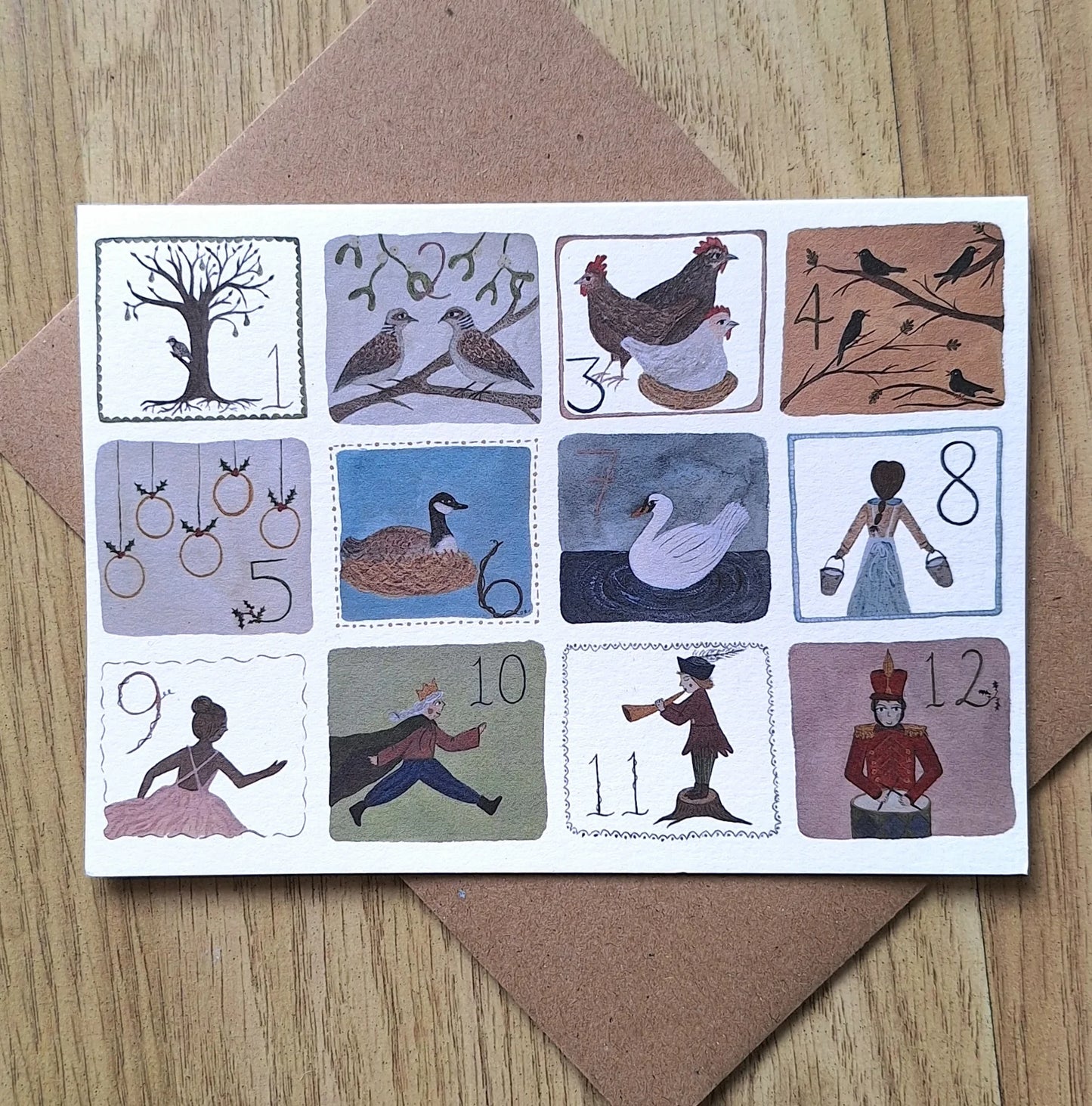 12 Days of Christmas Greeting Card