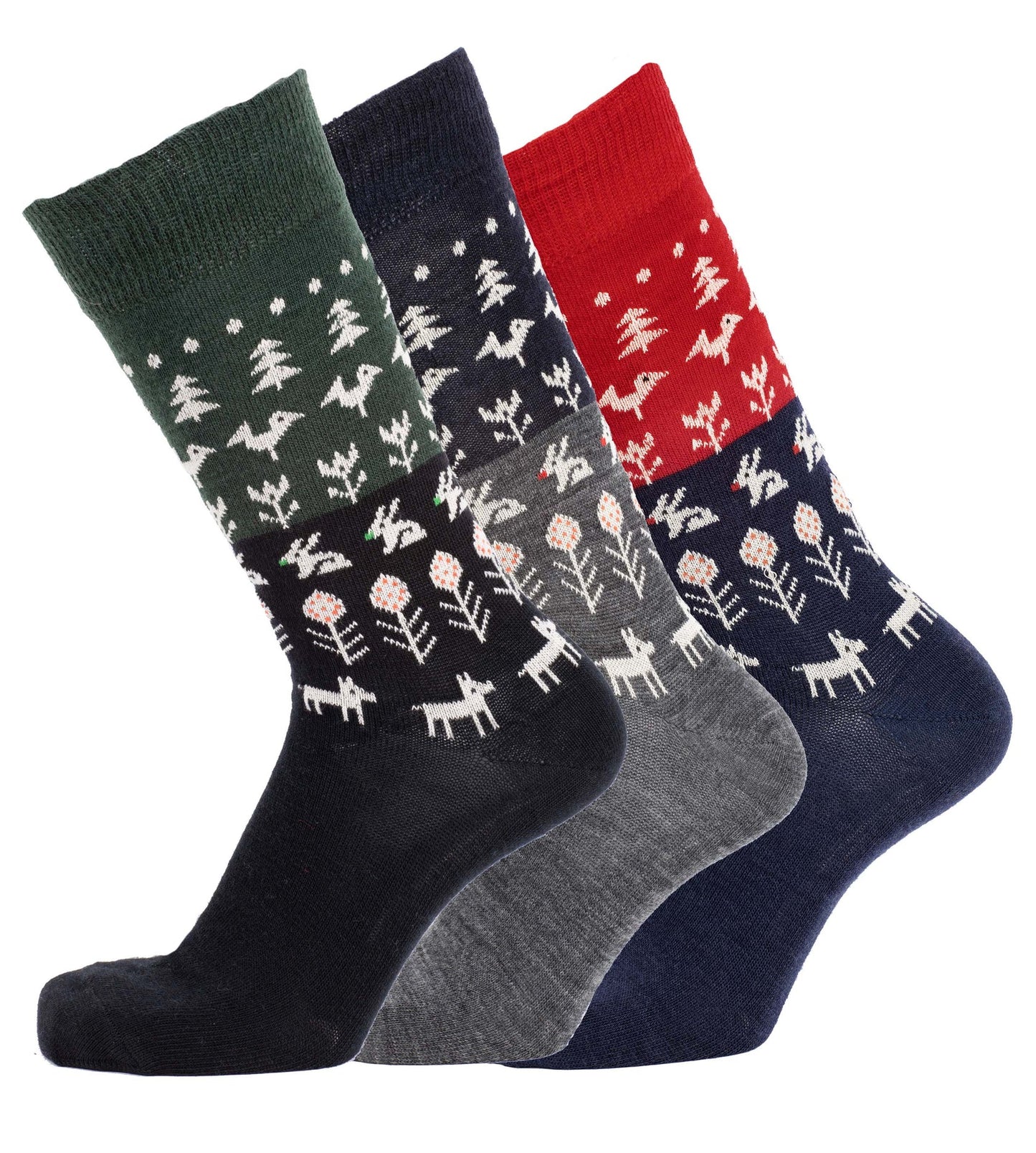 Art Nature Black - Merino Wool Socks