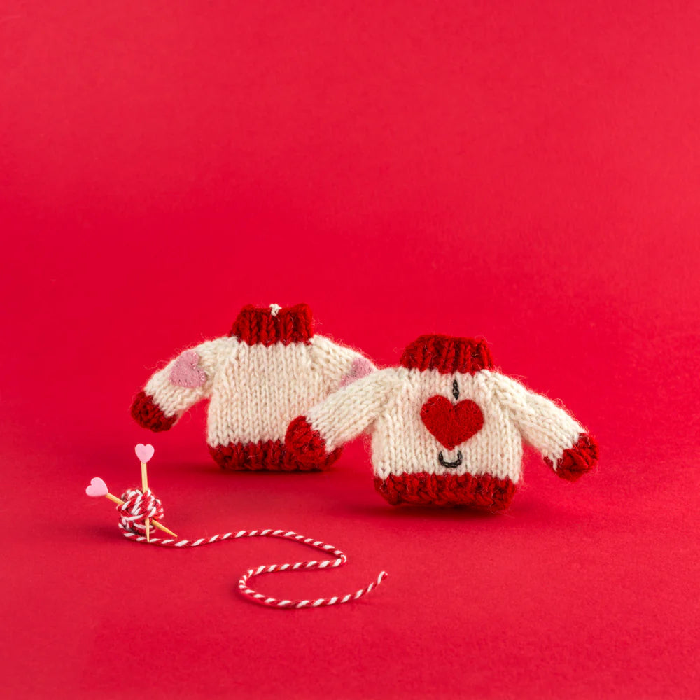 I Love You Knitted Jumper Decoration