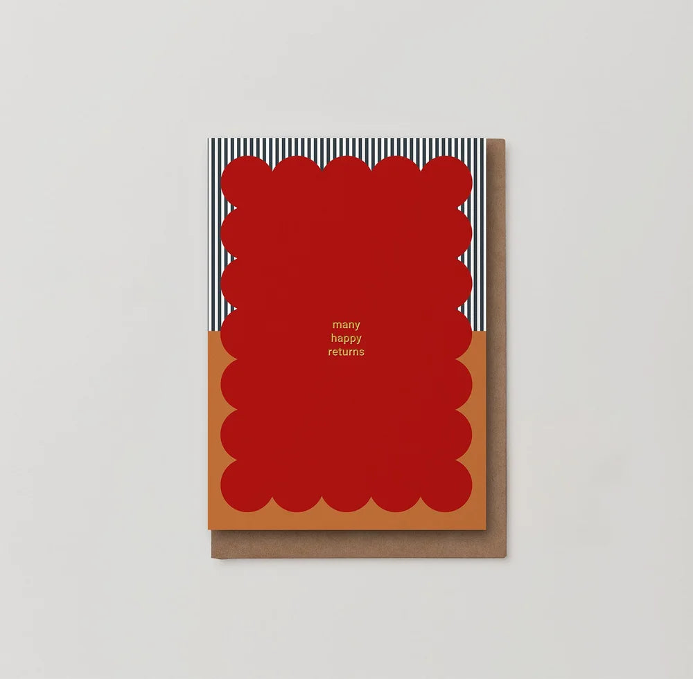 Many Happy Returns Birthday Card