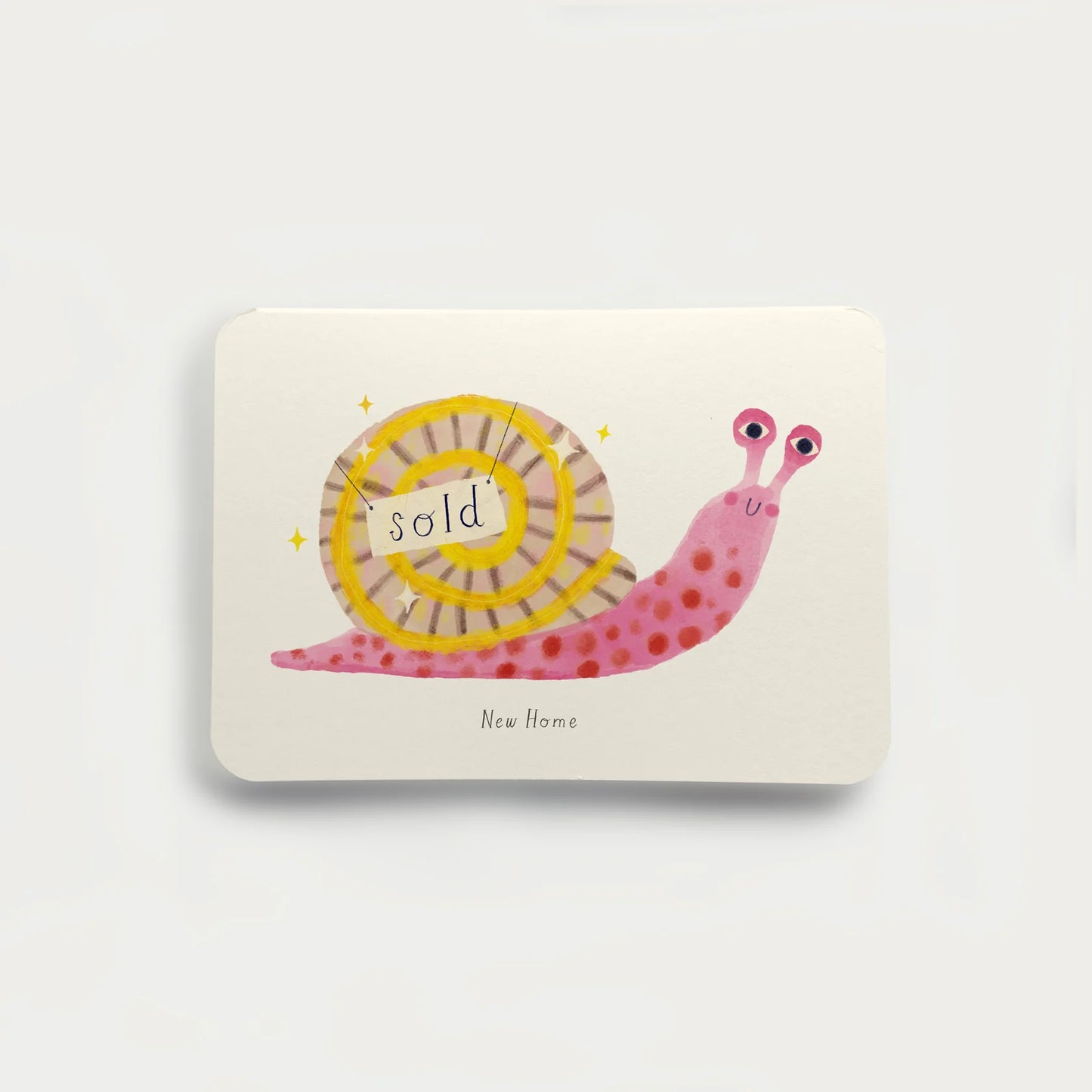 Snail New Home Greetings Card