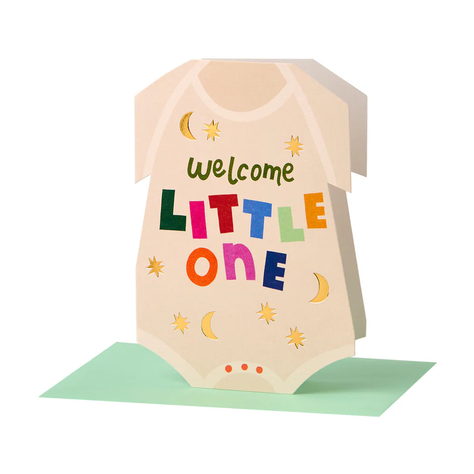 Welcome Little One Greetings Card