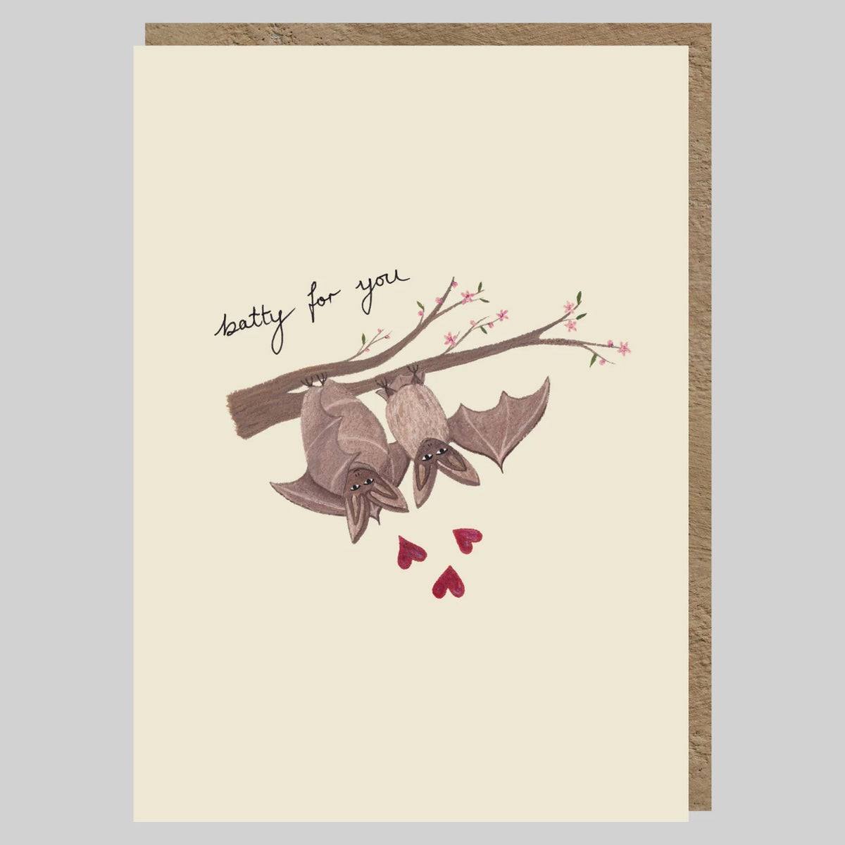 Batty For You Greetings Card