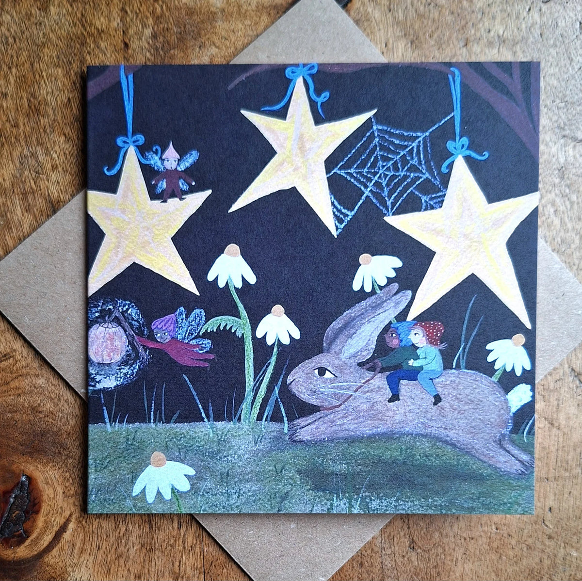 Follow Me Greetings Card