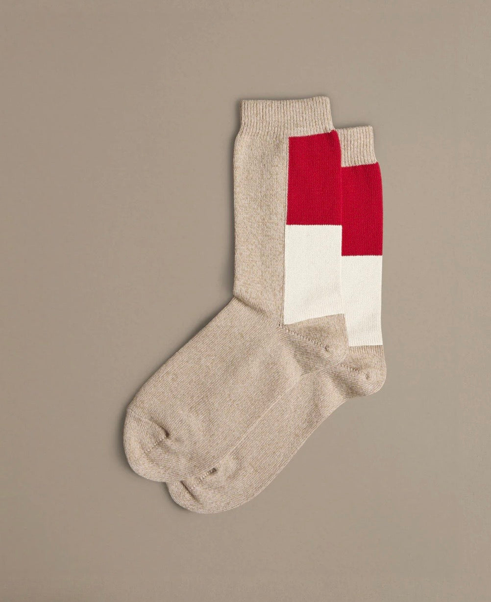 ROVE Red Organic Cotton Socks