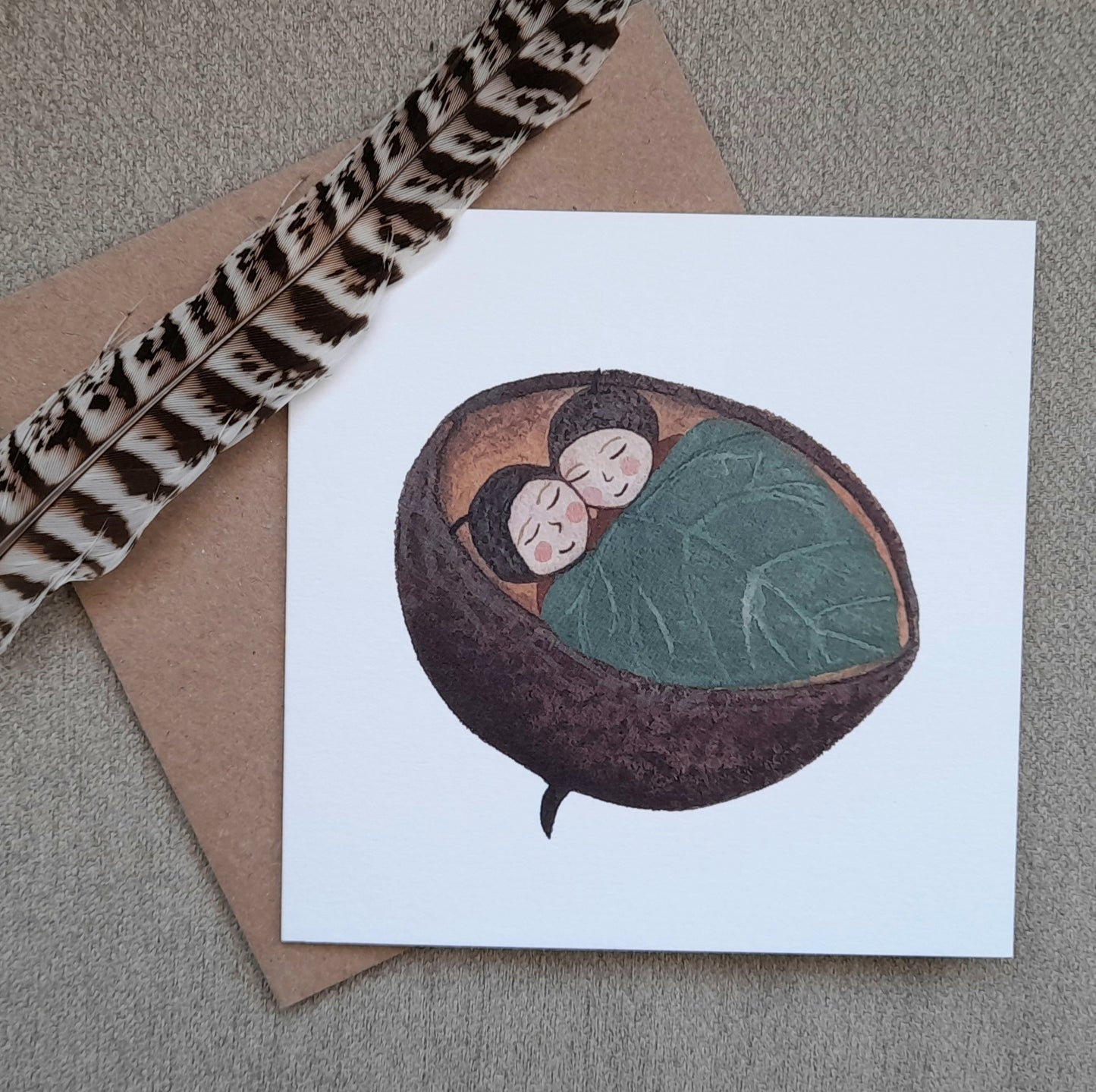 New Baby Twins Card