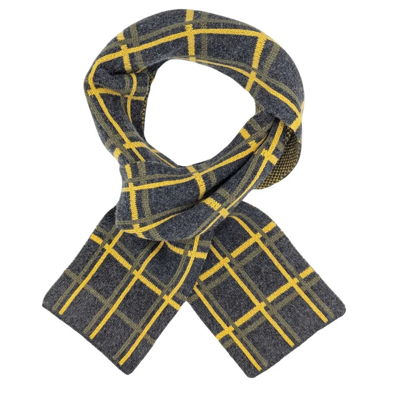 Patterned Lambswool Scarf