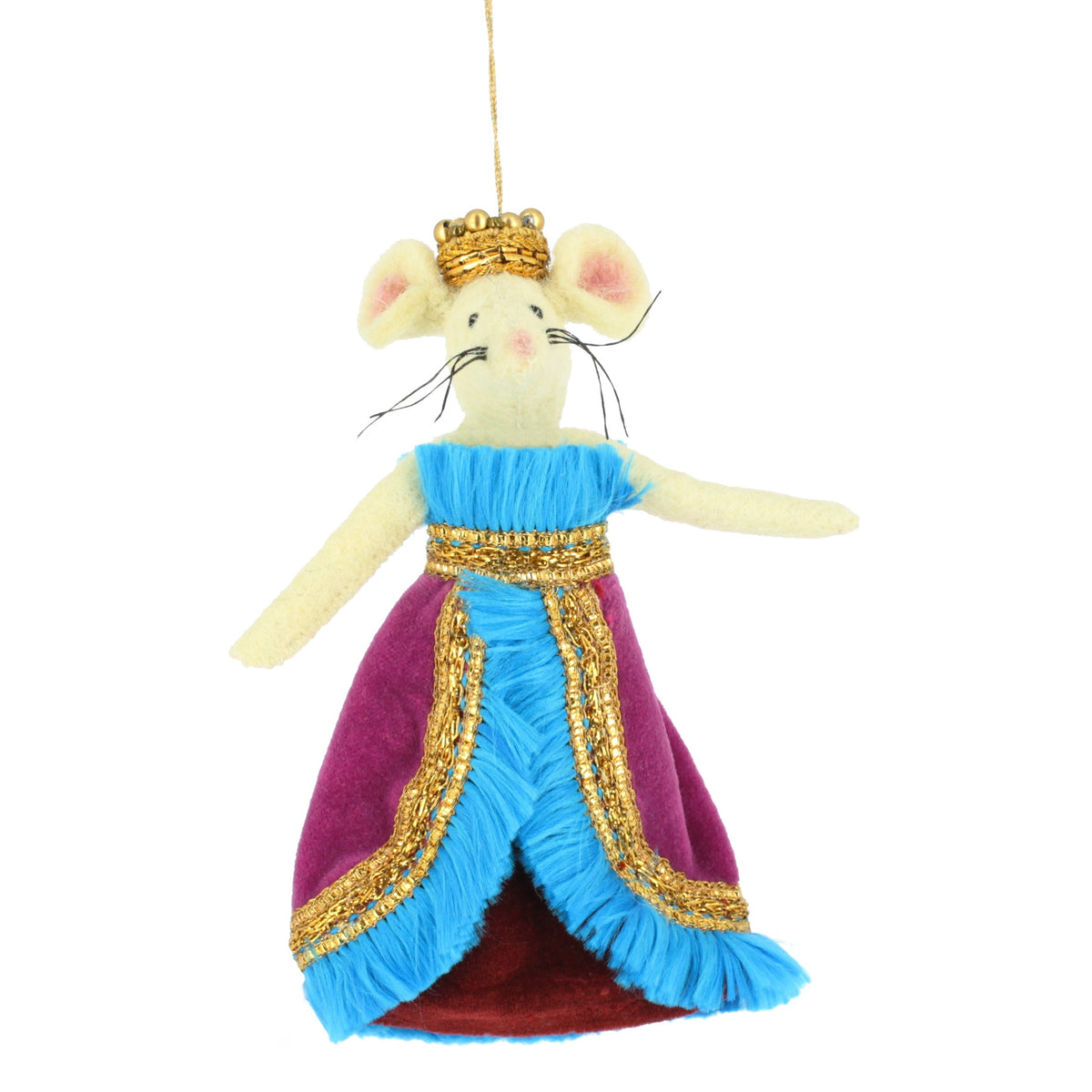 Lady Feather-Blower Mouse Hanging Decoration