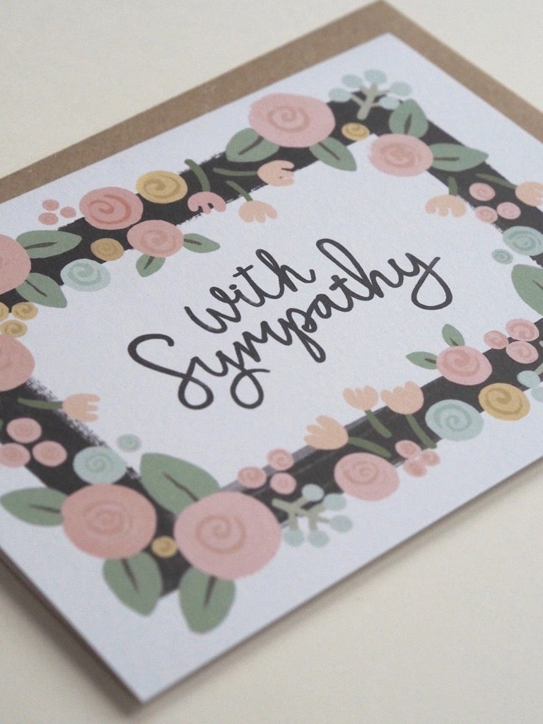 With Sympathy Card