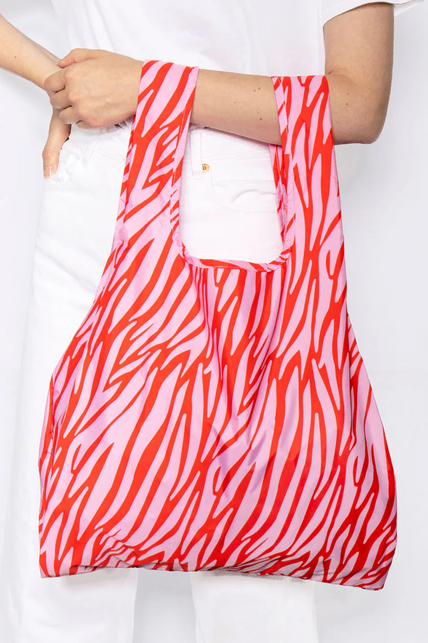 Zebra Medium Reusable Bag