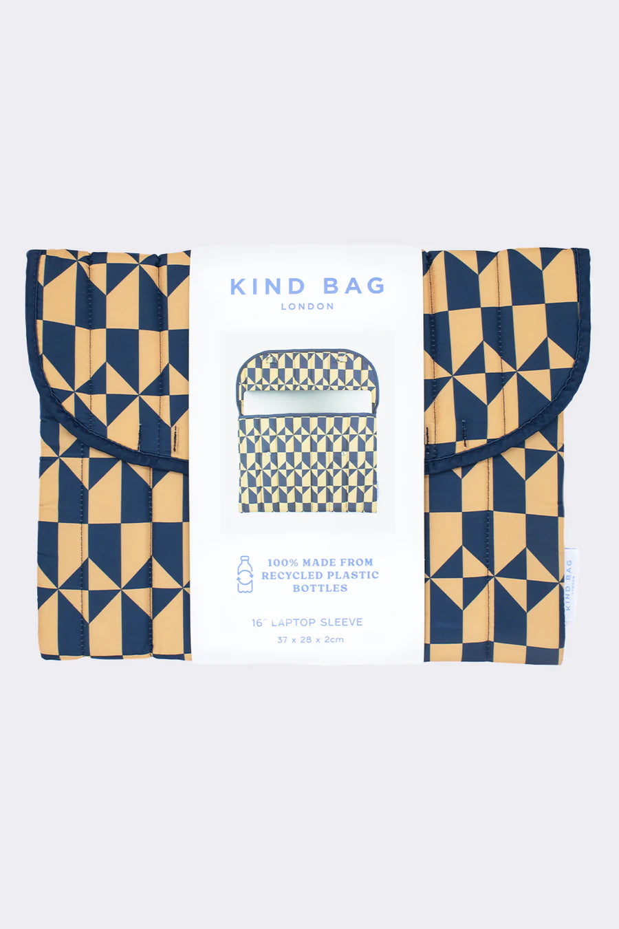 Navy Coffee Laptop Sleeve 13"
