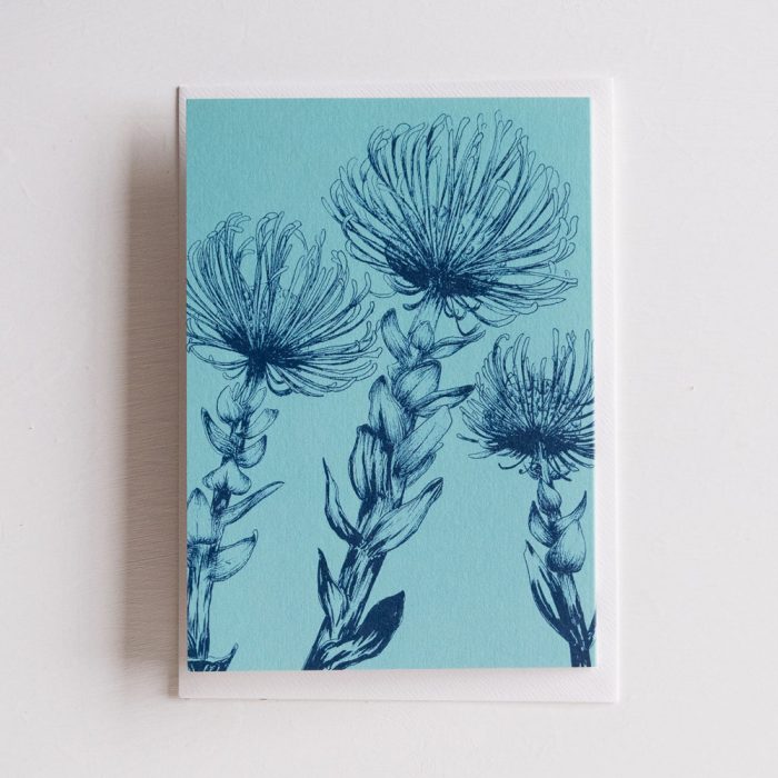 PIn Cushion Card In Turquoise