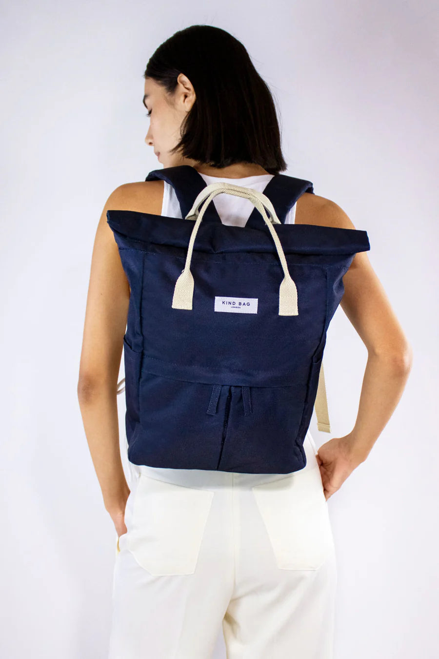 Navy Medium Backpack