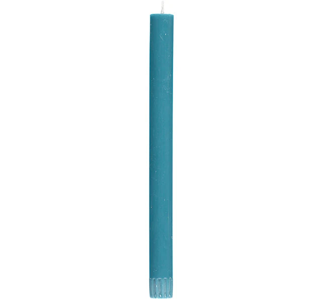 Petrol Blue Dinner Candles