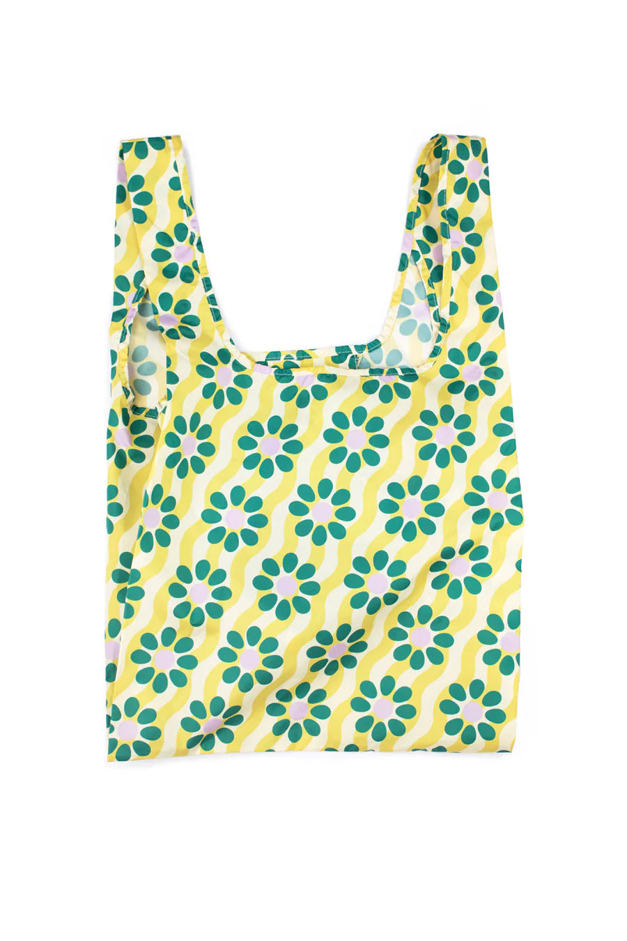Wavy Daisy Medium Reusable Bag