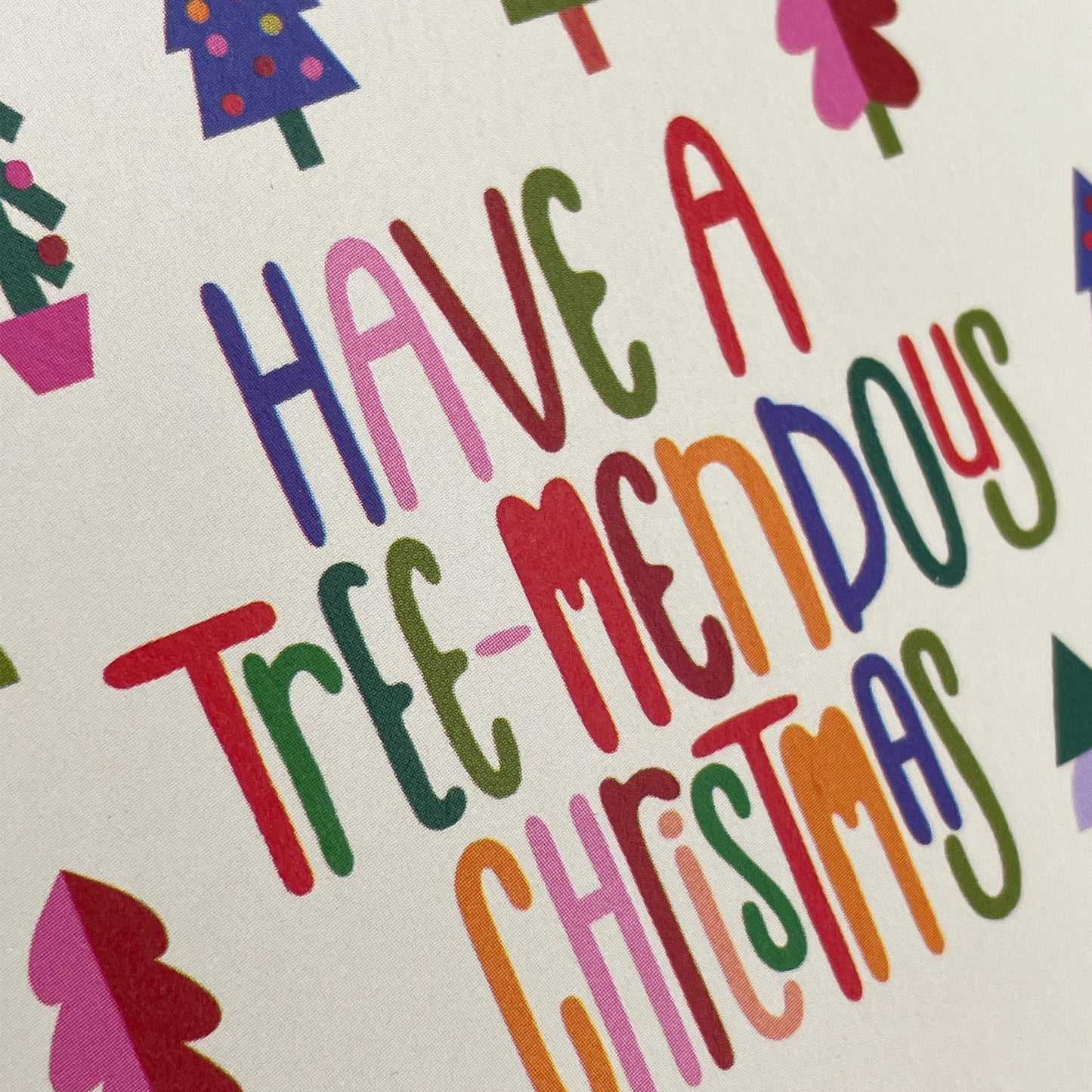 Have A Tree-mendous Christmas Card: Pack Of 6