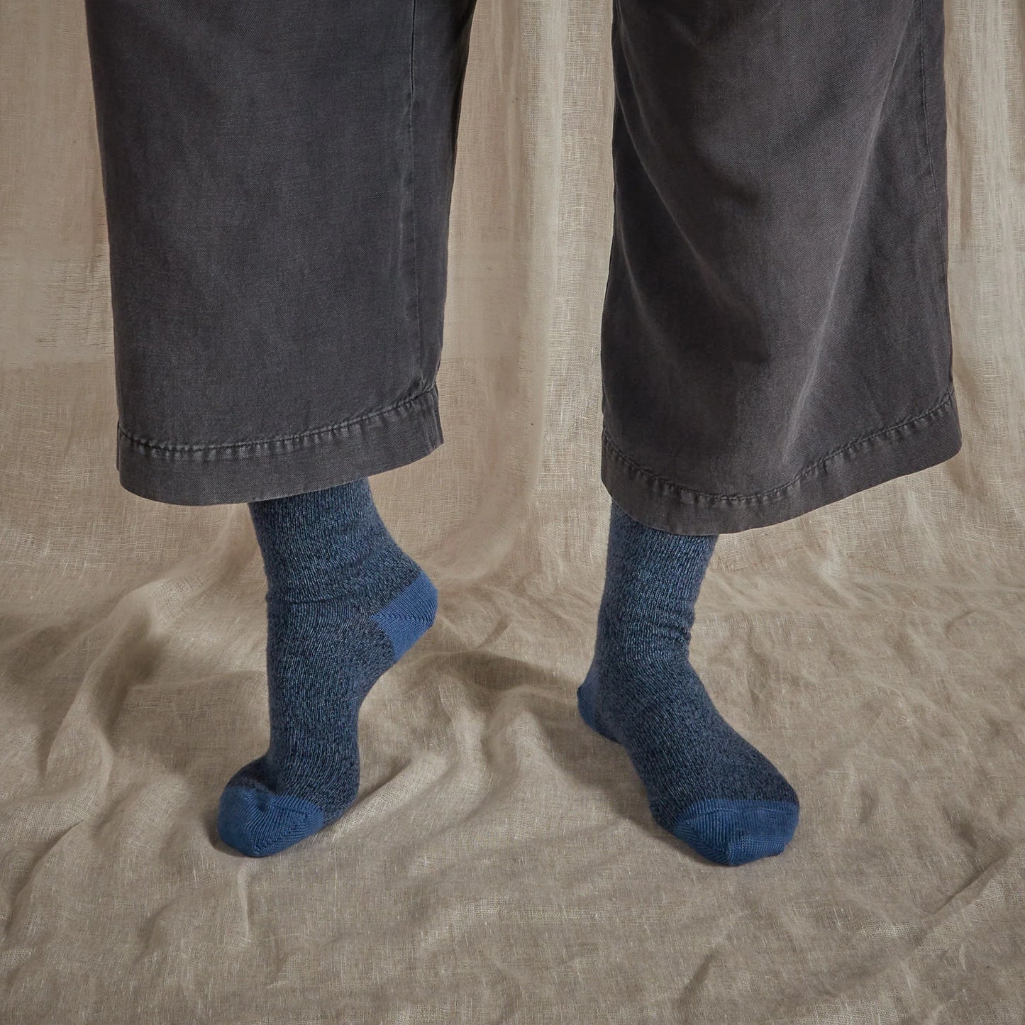 ROVE Plain Blue Colour Socks