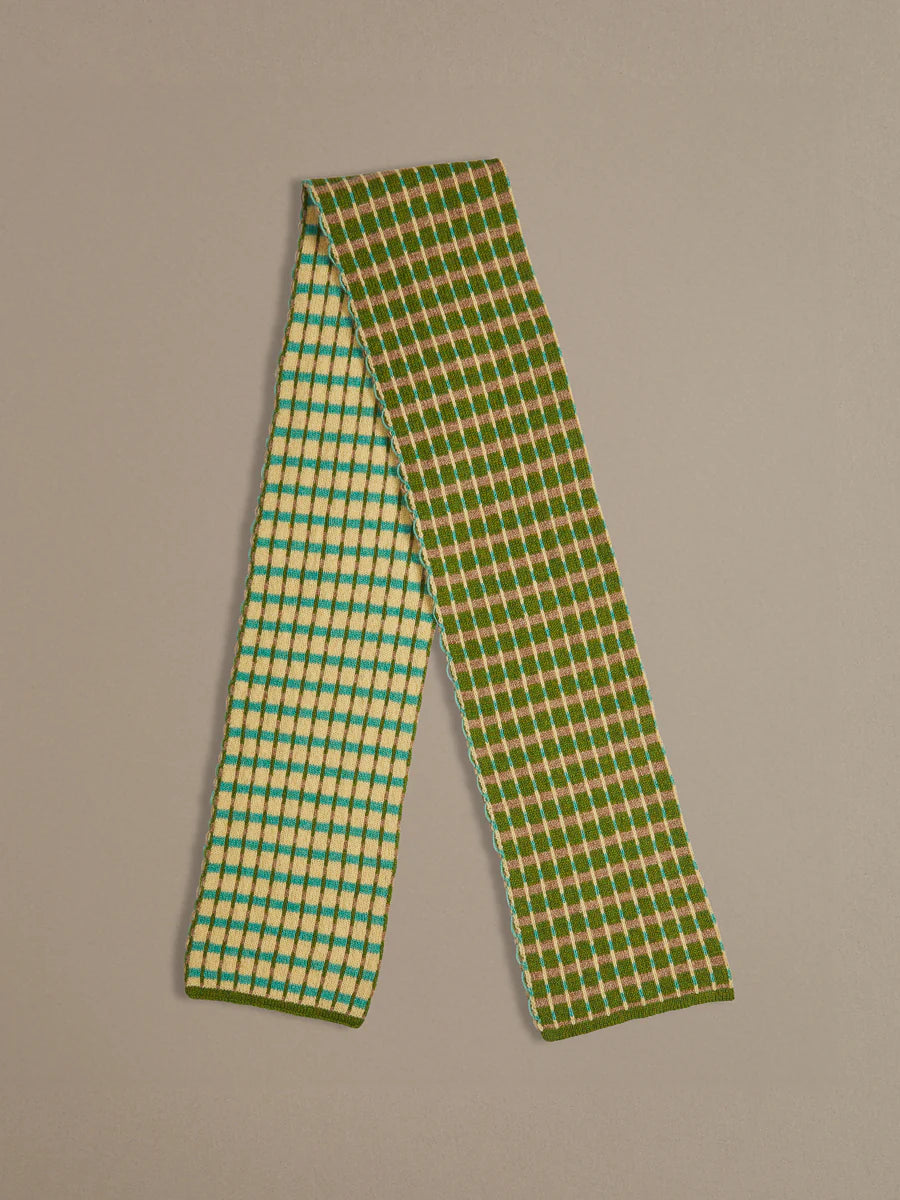 Boro Scarf in Matcha