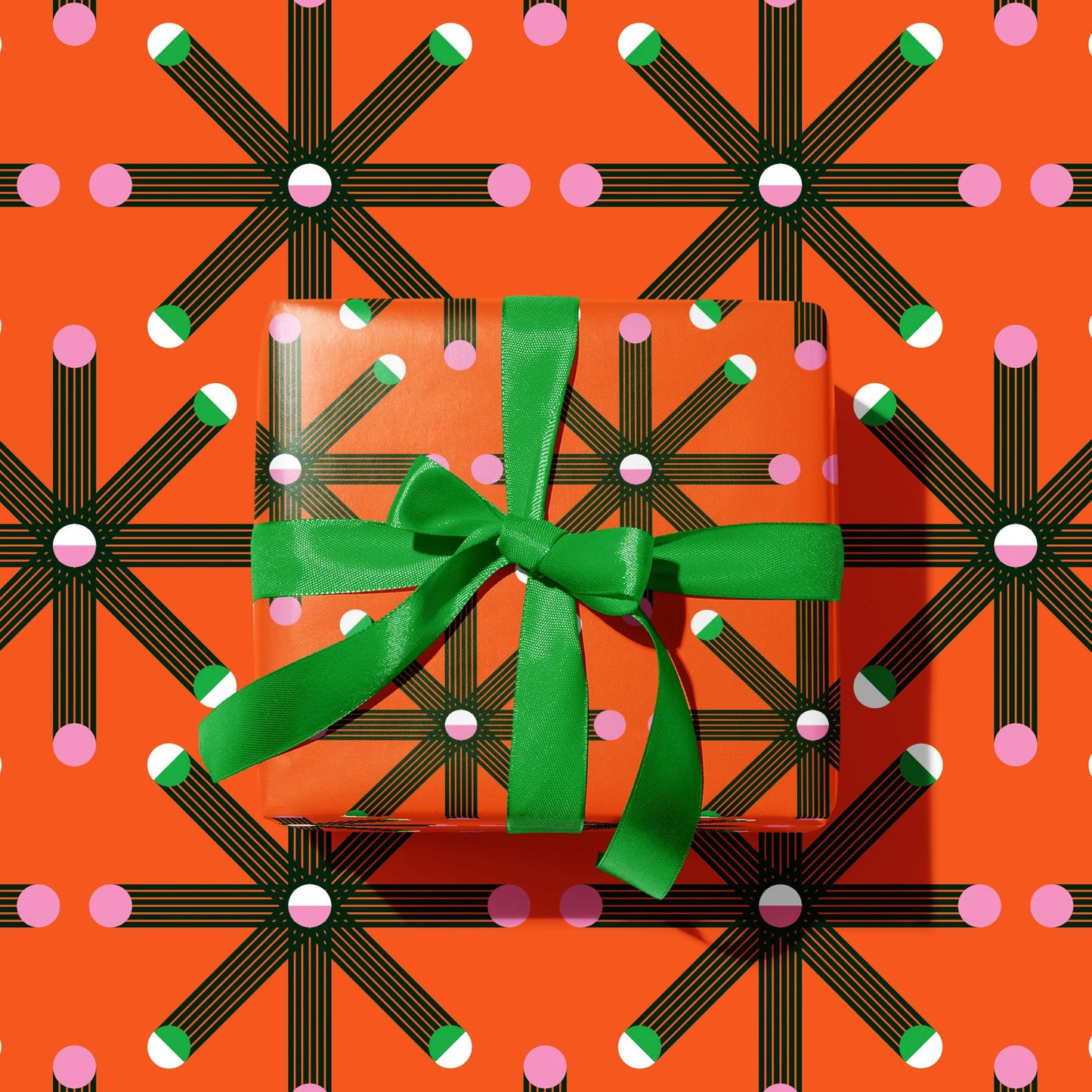 Seventies 9 Star Christmas Wrap