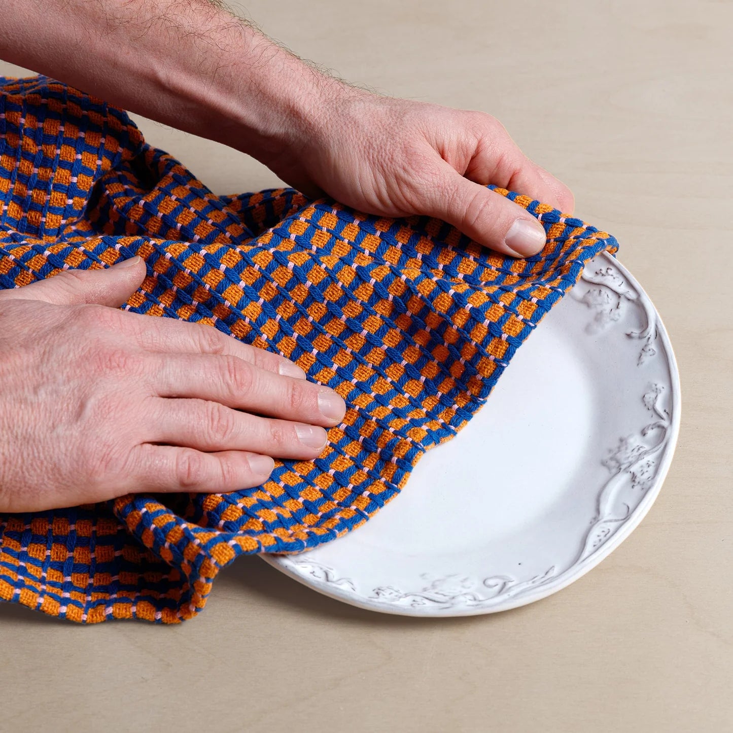 Cobalt Recycled Tea Towels - 2 Pack