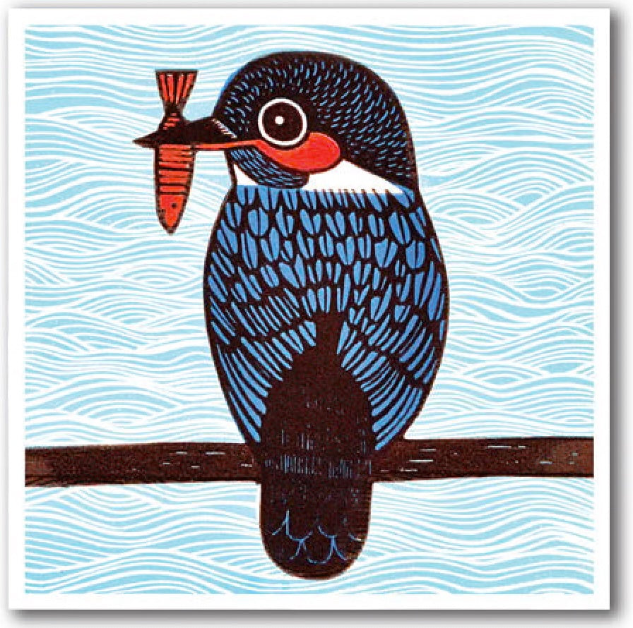 Kingfisher Card
