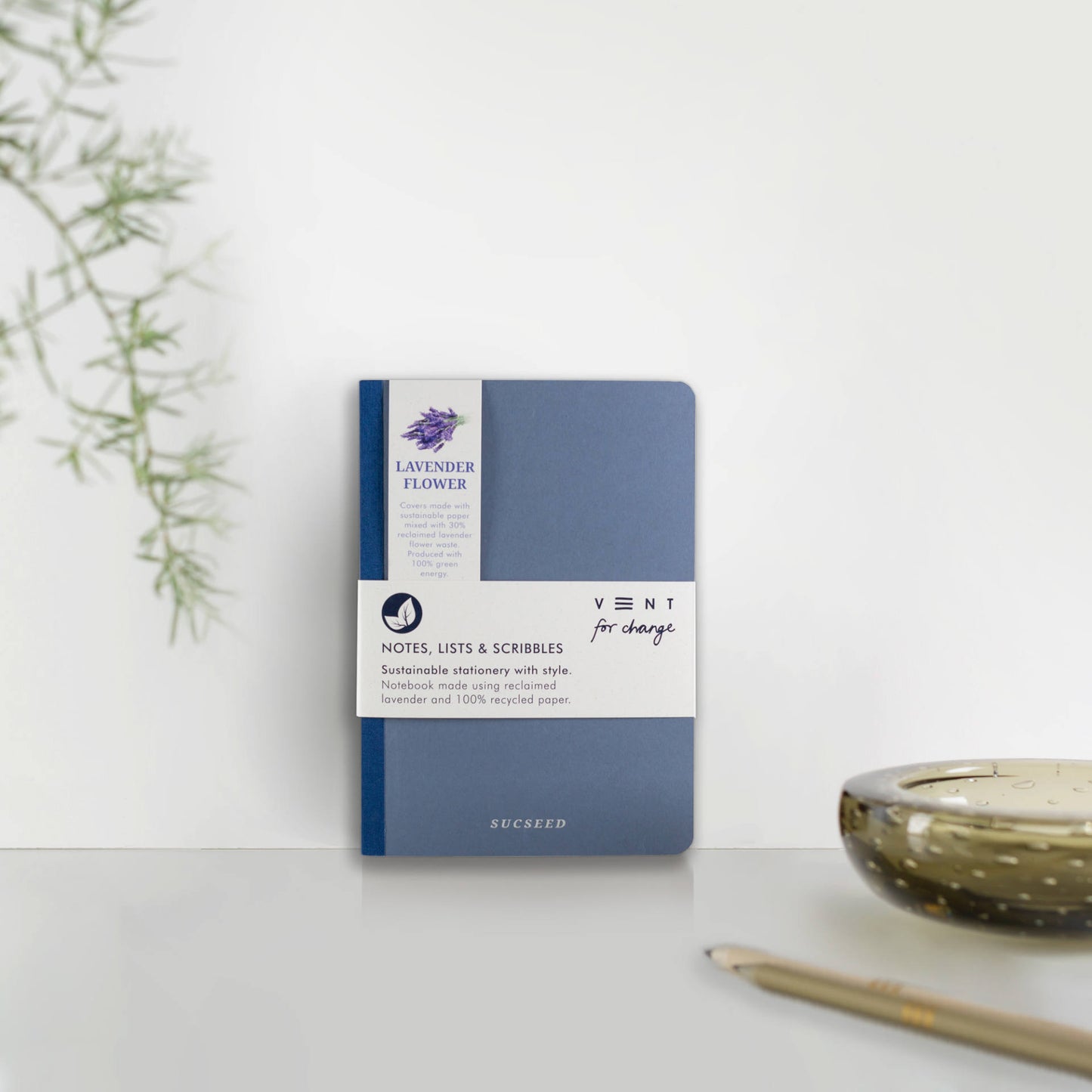 Lavender Flowers Notebook A5