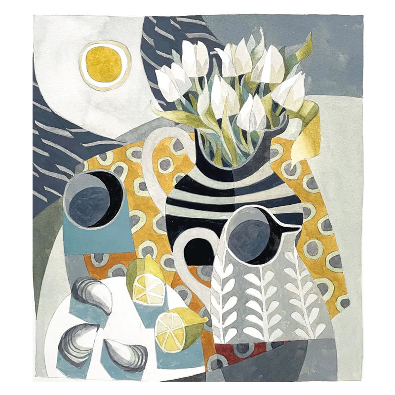Mussels and Tulips by Jane Walker