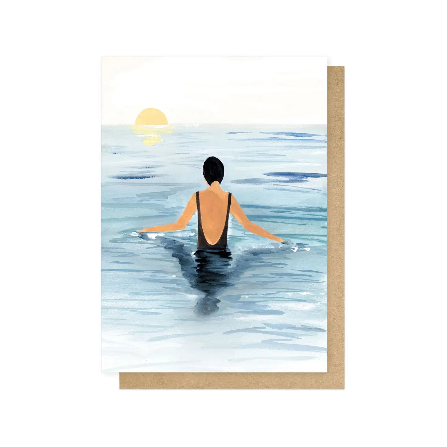 Swimmer Greeting Card