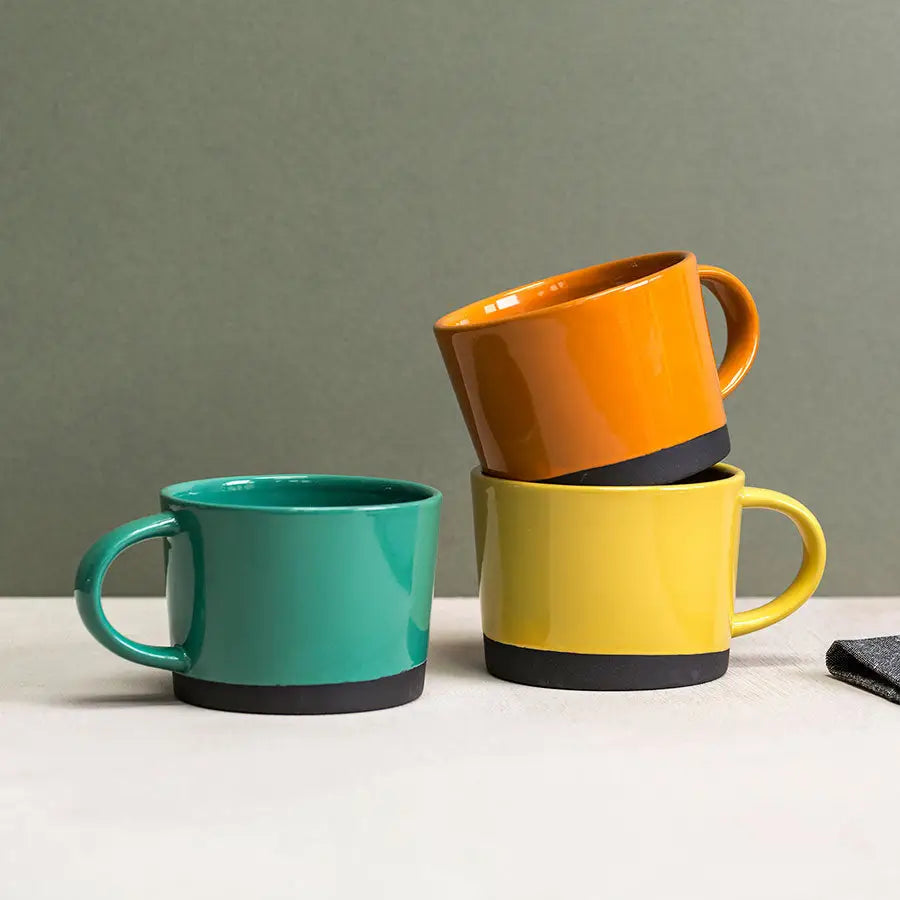 Large Mug Black & Orange