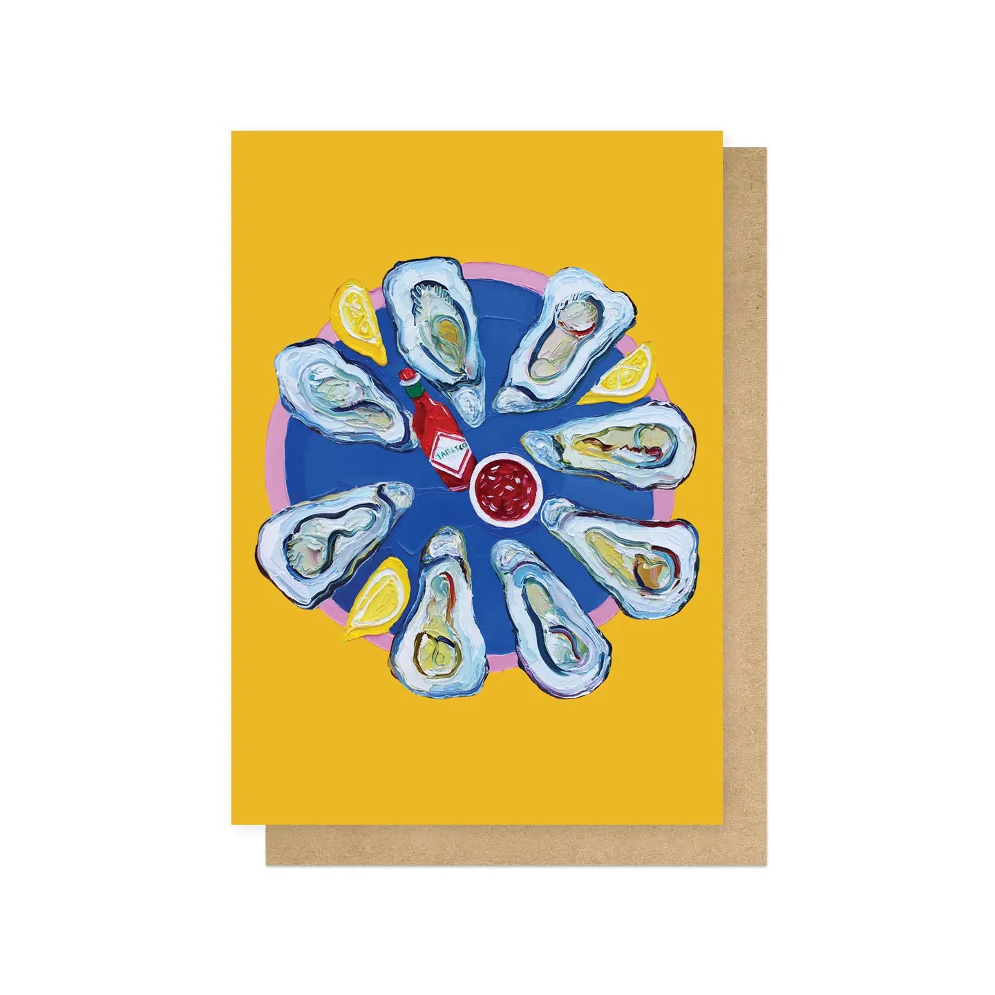 Oysters Greeting Card
