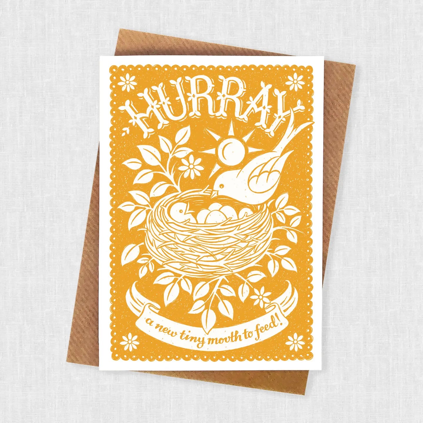 New Baby Bird Card