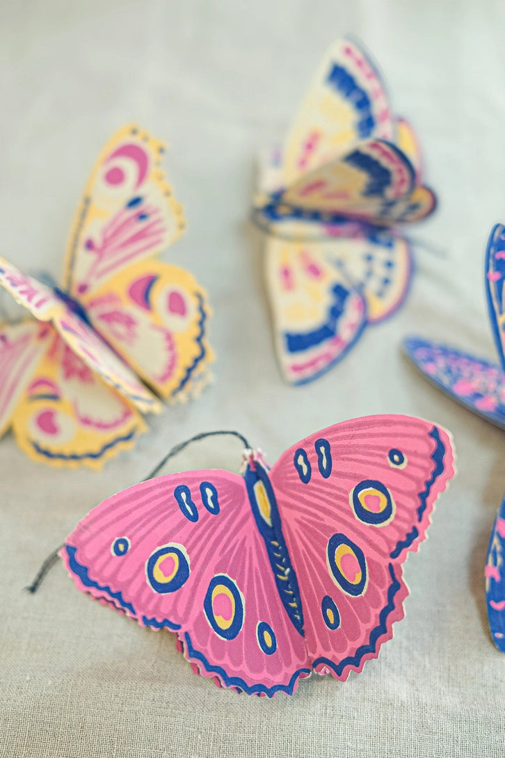 Butterfly Printed Ornaments