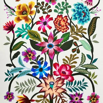 Cypress Botanical Floral Growing Tree Greeting Card