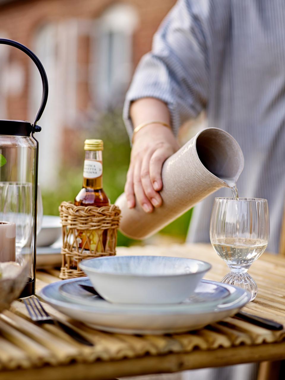 Taupe Grey Stoneware Jug