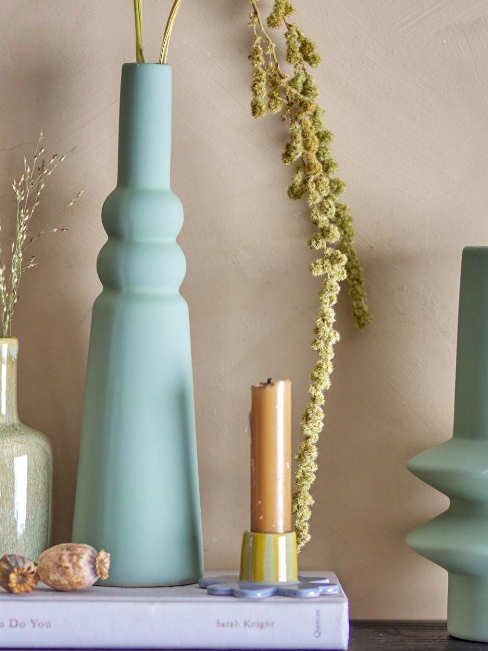 Isold Green Stoneware Vase