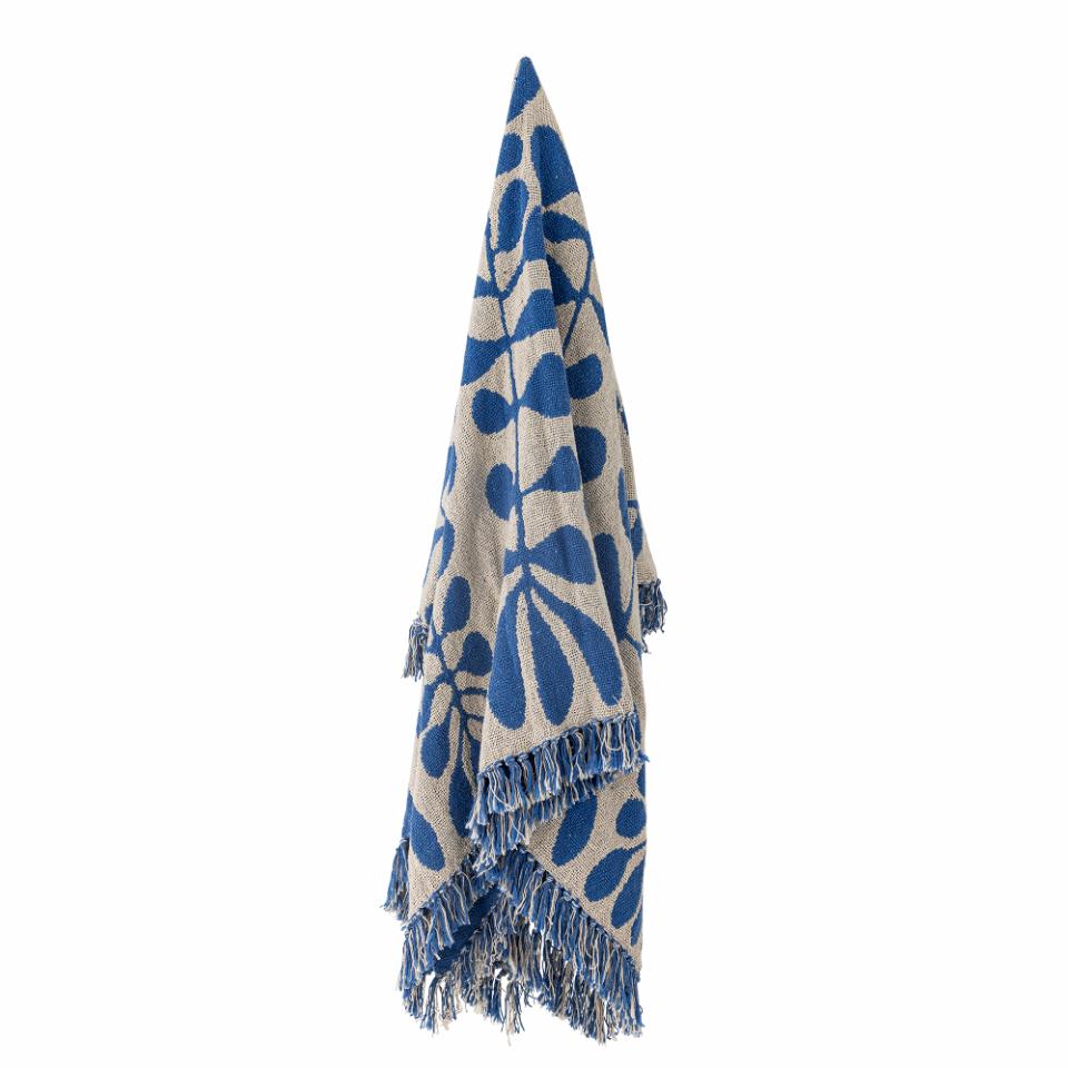 Nevine Blue Recycled Throw