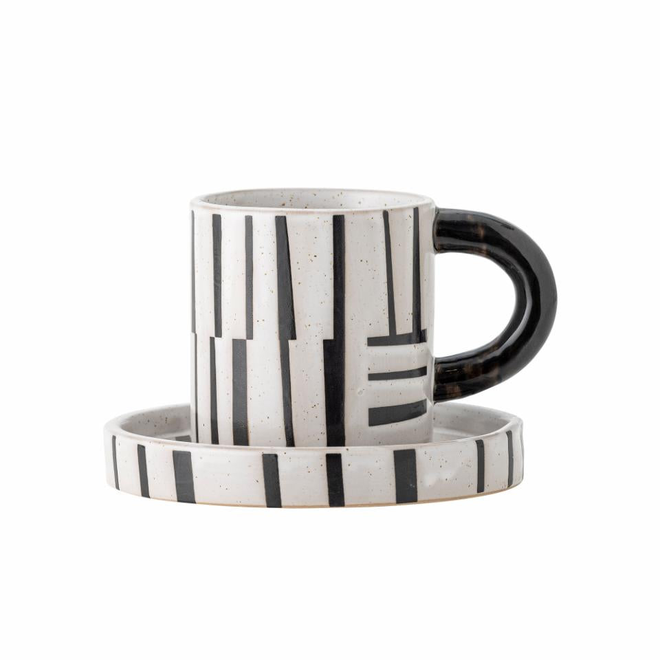 Frankie Cup with Saucer, Black