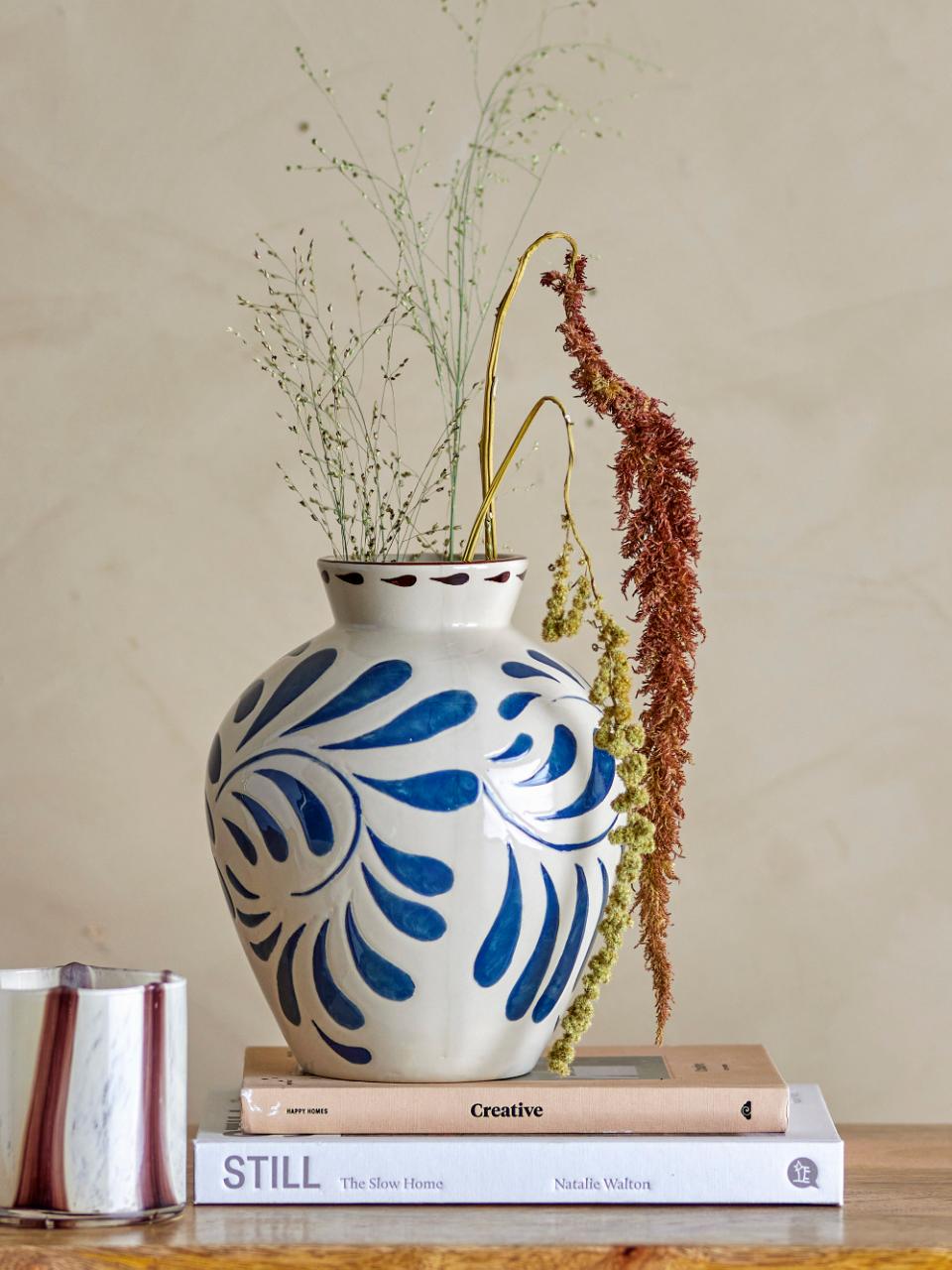 Heikki Hand Painted Stoneware Vase
