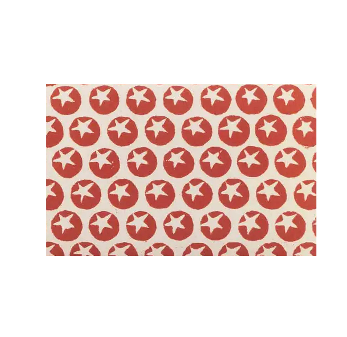 Red print Wrapped Soap