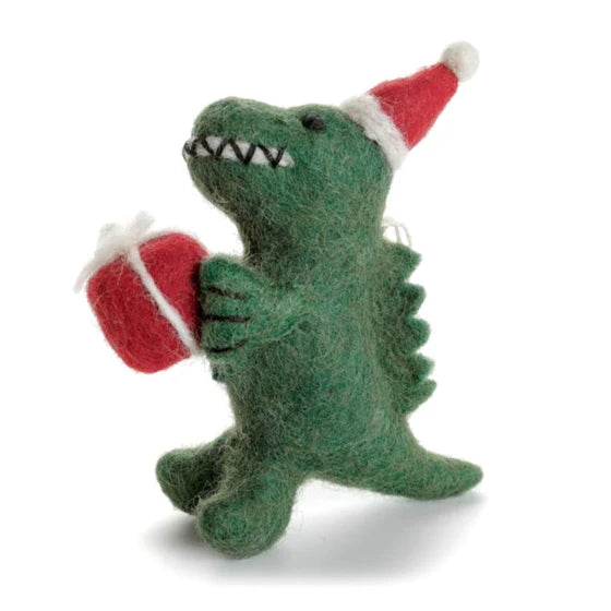 T Rex With Present