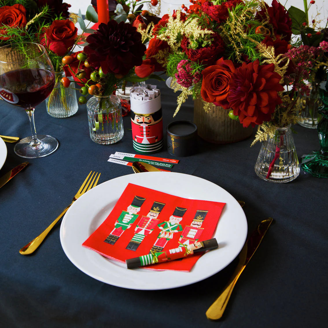 Botanical Nutcracker Napkins